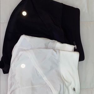 2 pair lululemon speed up size 8 shorts 2.5”